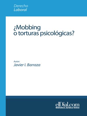 cover image of ¿Mobbing o torturas psicológicas?